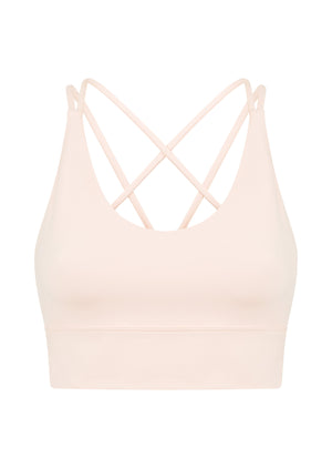 Lorna Jane Lotus Longline Sports Bra - Petal