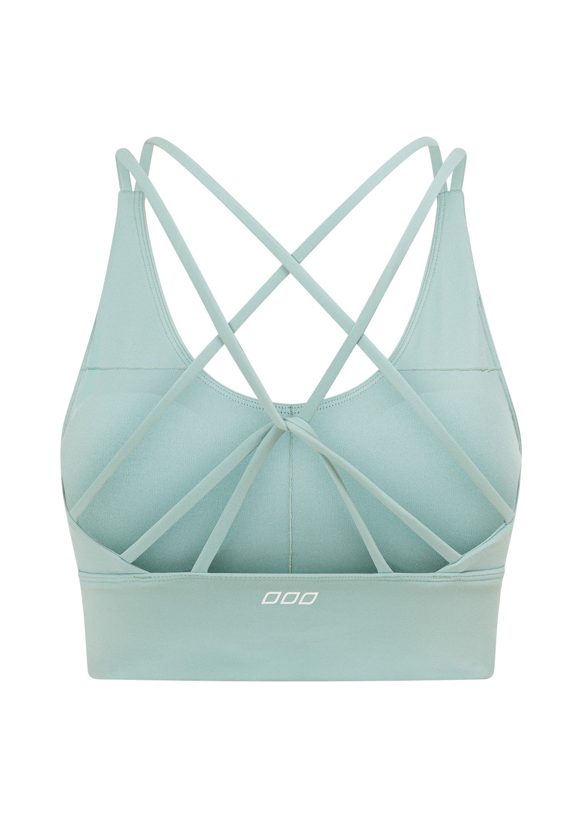 Lorna Jane Lotus Longline Sports Bra - Sea Mist