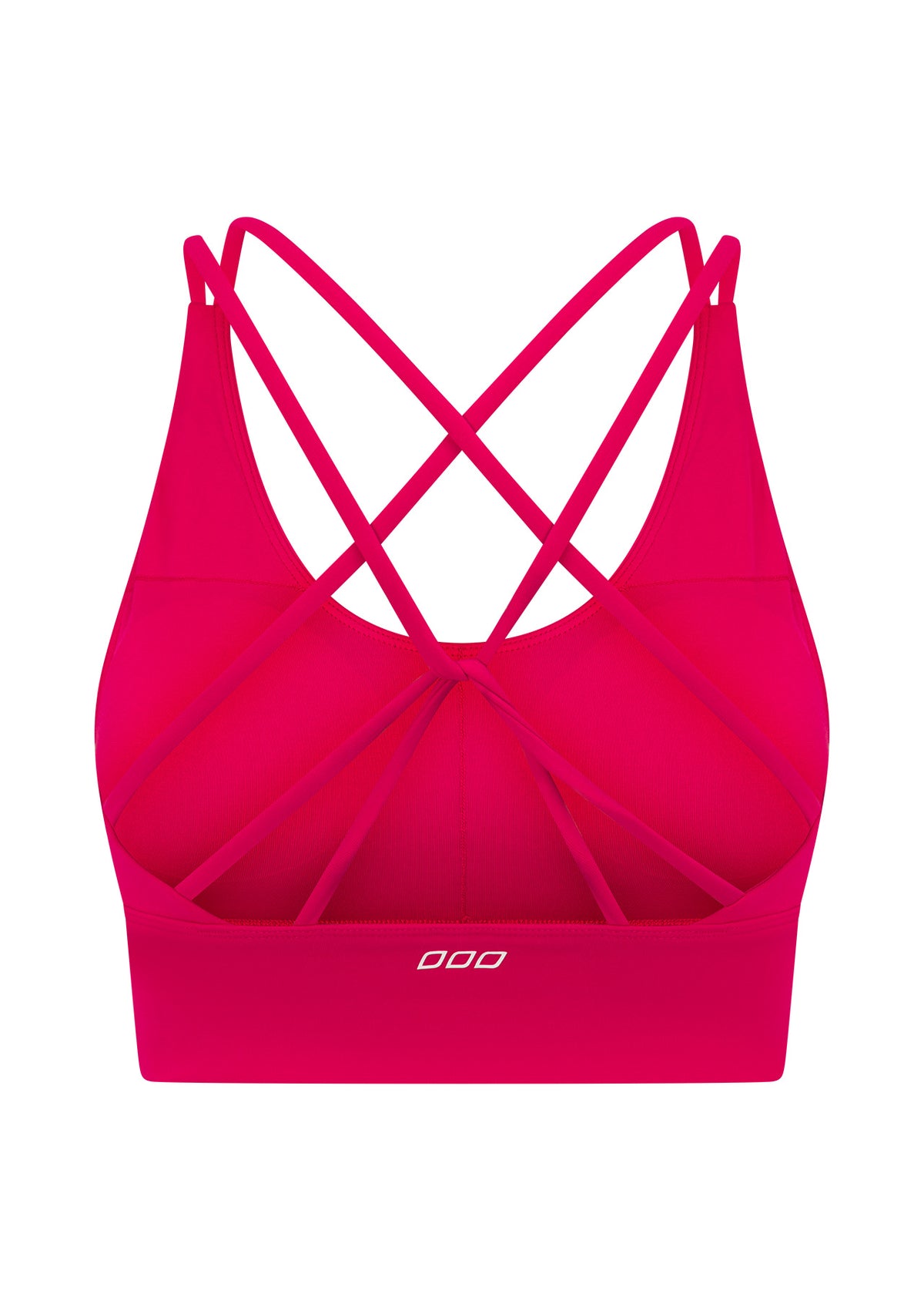 Lorna Jane Lotus Longline Sports Bra - Vivid Pink