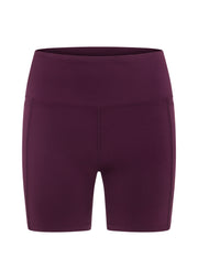 Lorna Jane Amy Phone Pocket Tech Bike Shorts - Dark Grape