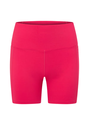 Lorna Jane Amy Phone Pocket Tech Bike Shorts - Neon Raspberry
