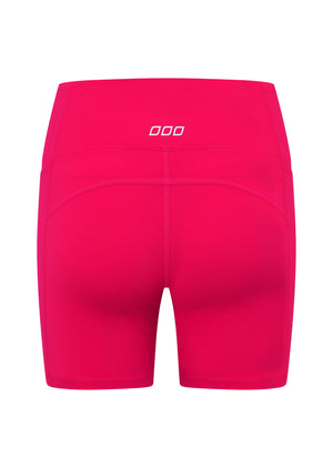 Lorna Jane Amy Phone Pocket Tech Bike Shorts - Neon Raspberry