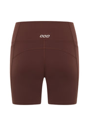 Lorna Jane Amy Phone Pocket Tech Bike Shorts - Truffle