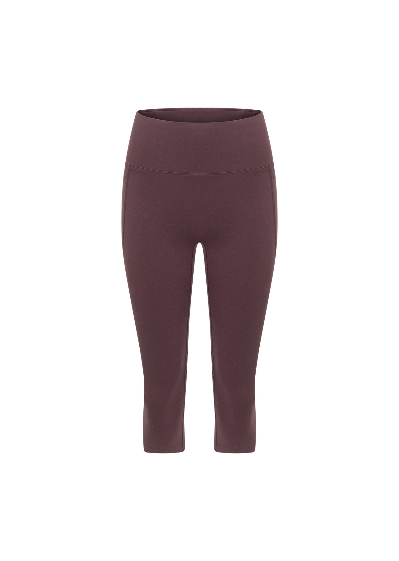 Lorna Jane Amy Phone Pocket 3/4 Tech Leggings - Amethyst Shadow
