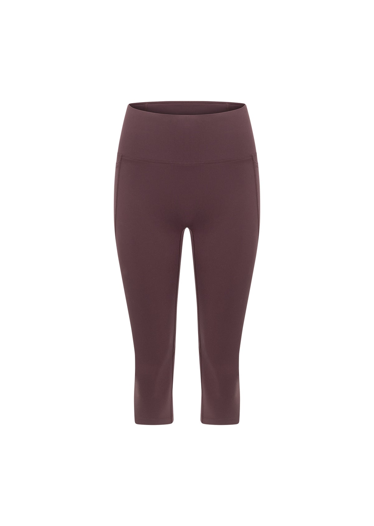 Lorna Jane Amy Phone Pocket 3/4 Tech Leggings - Amethyst Shadow