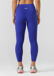 Lorna Jane Amy Phone Pocket Tech Ankle Biter Leggings - Magnetic Blue