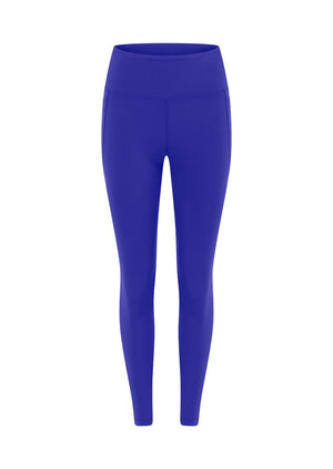 Lorna Jane Amy Phone Pocket Tech Ankle Biter Leggings - Magnetic Blue