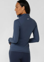 Lorna Jane Amy Thermal Active Zip Through Jacket - Ash Blue