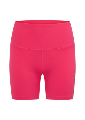 Lorna Jane Lotus No Chafe 16cm Bike Shorts - Neon Raspberry