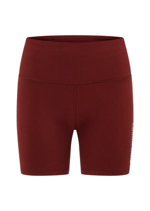 Lorna Jane Lotus No Chafe 16cm Bike Shorts - Sepia