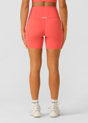 Lorna Jane Lotus No Chafe 16cm Bike Shorts - Strawberry