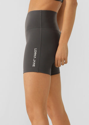 Lorna Jane Lotus No Chafe 16cm Bike Shorts - Titanium