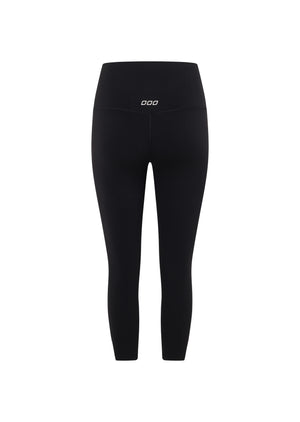 Lorna Jane Hi-Fold Lotus 7/8 Leggings - Black
