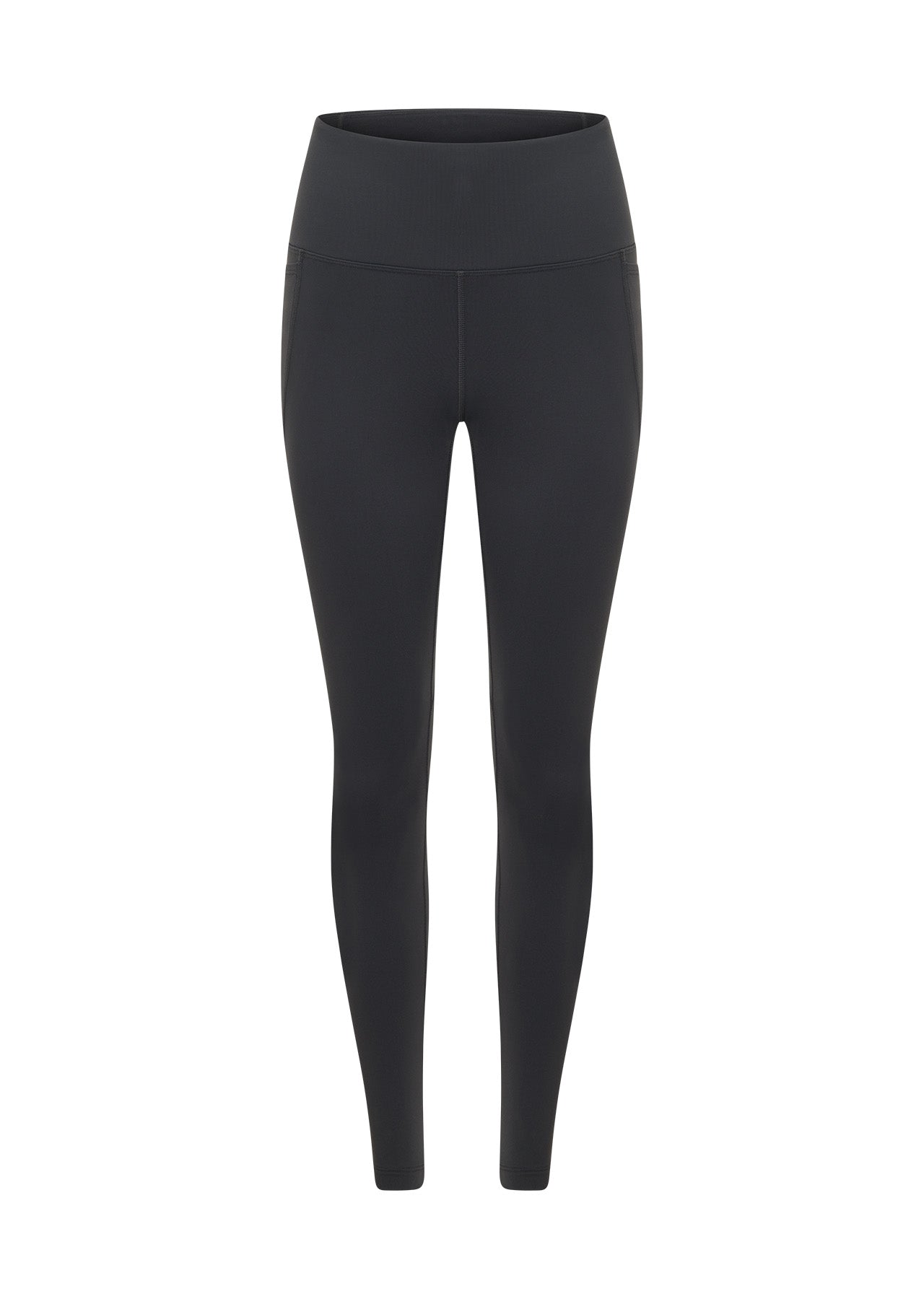 Lorna Jane Amy Thermal Phone Pocket Full Length Leggings - Titanium