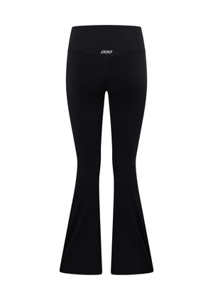 Lorna Jane Lotus Flared Leggings - Recycled Black