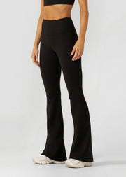 Lorna Jane Lotus Flared Leggings - Recycled Black