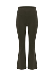 Lorna Jane Lotus Flared Leggings - Luxury Green