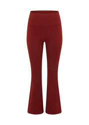 Lorna Jane Lotus Flared Leggings - Sepia