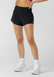 Lorna Jane Amy Stretch & Stride Pocket Run Shorts - Black