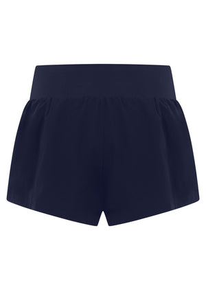 Lorna Jane Amy Stretch & Stride Pocket Run Shorts - French Navy
