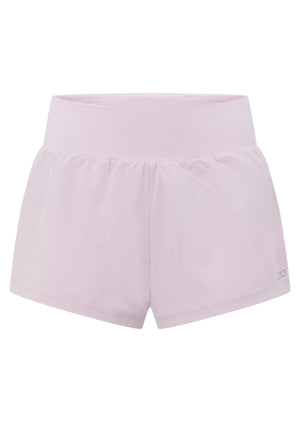 Lorna Jane Amy Stretch & Stride Pocket Run Shorts - Pale Orchid Lilac