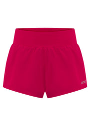 Lorna Jane Amy Stretch & Stride Pocket Run Shorts - Raspberry