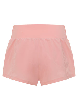Lorna Jane Amy Stretch & Stride Pocket Run Shorts - Wisteria Pink
