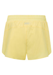 Lorna Jane Lightspeed Phone Pocket Run Shorts - Lemon Cream