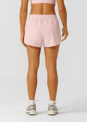 Lorna Jane Lightspeed Phone Pocket Run Shorts - Pale Peony