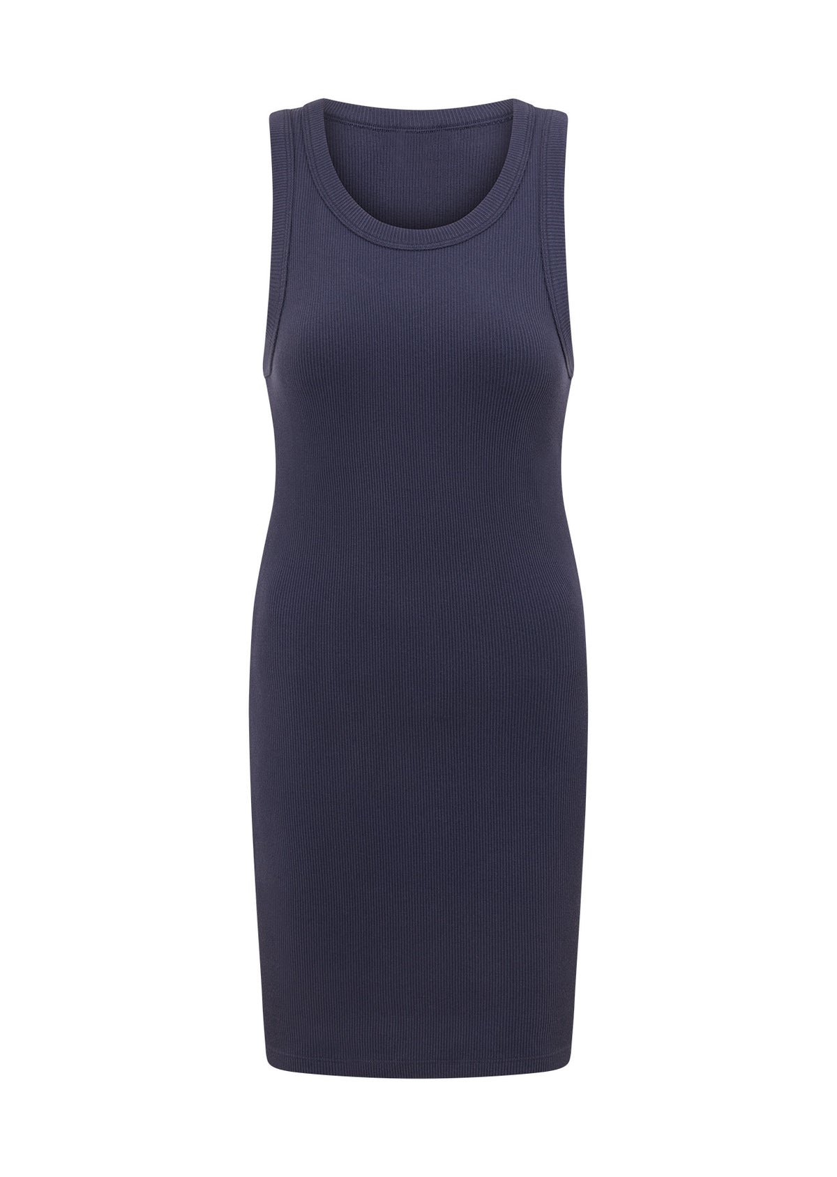 Lorna Jane On The Move Rib Tank Dress - Ash Blue
