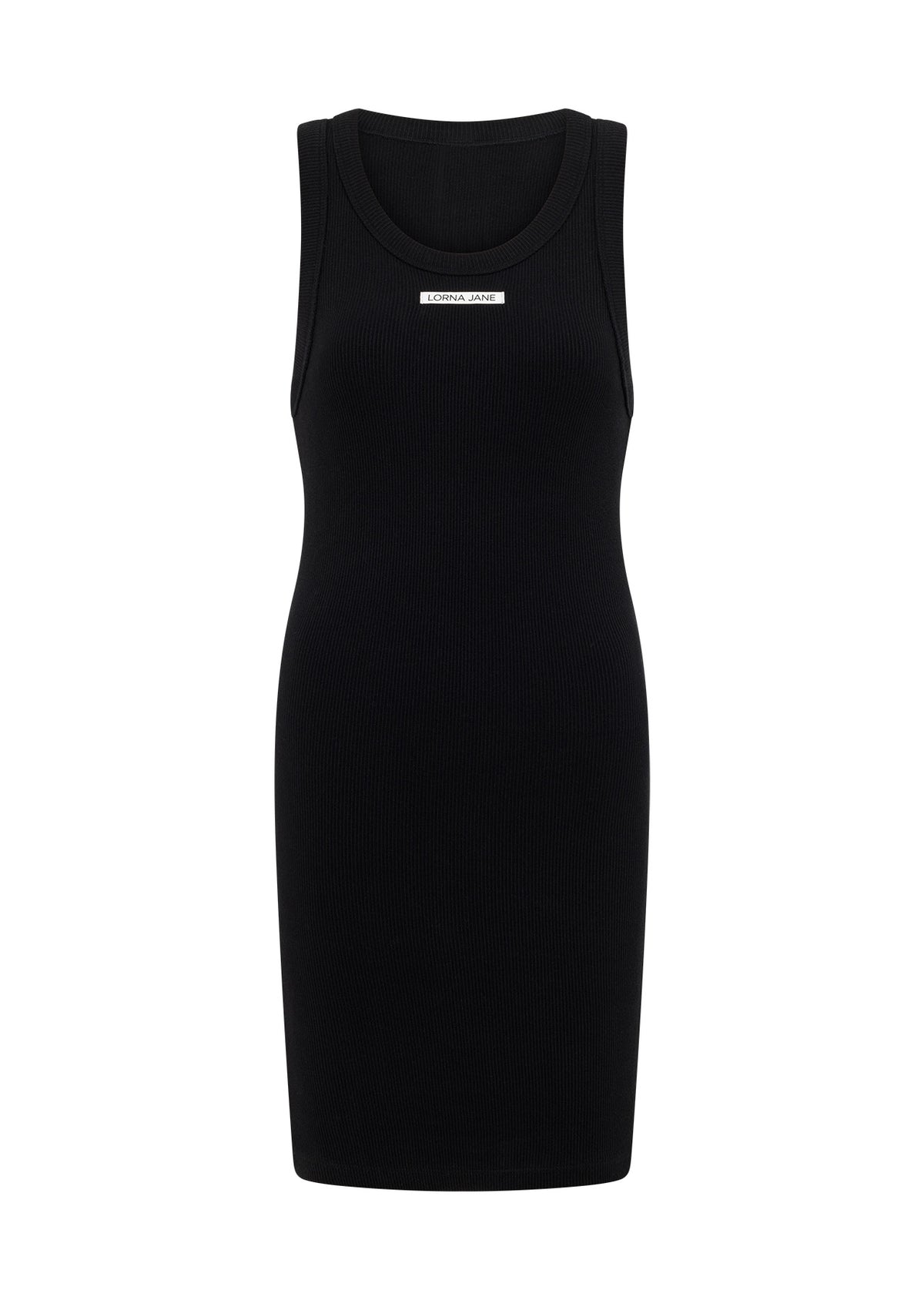 Lorna Jane On The Move Rib Tank Dress - Black
