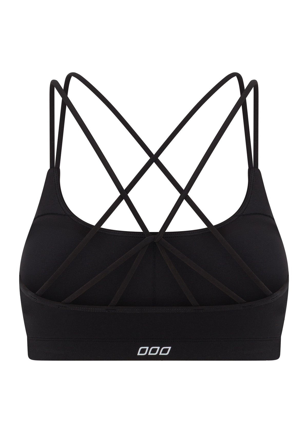 Lorna Jane Lotus Cropped Sports Bra - Recycled Black