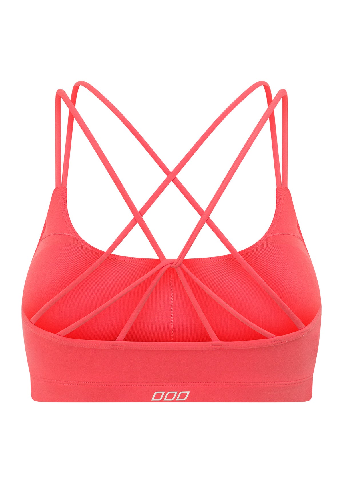 Lorna Jane Lotus Cropped Sports Bra - Guava Glow