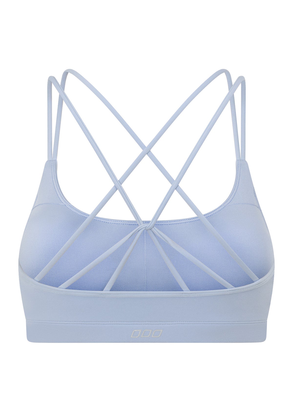 Lorna Jane Lotus Cropped Sports Bra - Oxford Blue