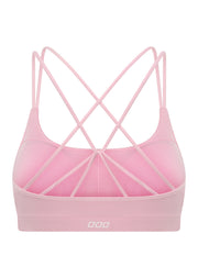 Lorna Jane Lotus Cropped Sports Bra - Sweet Pink