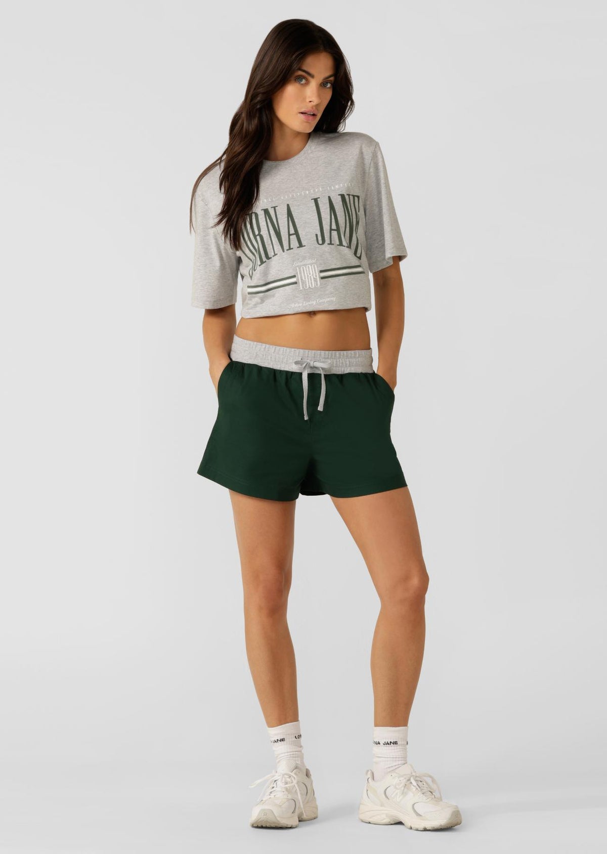 Lorna Jane Flashdance Original Shorts - Dark Green