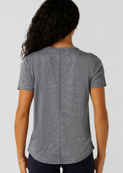 Lorna Jane Amy Dynamic Active T-Shirt - French Navy Marl