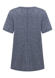 Lorna Jane Amy Dynamic Active T-Shirt - French Navy Marl
