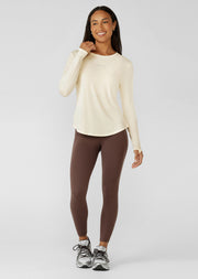 Lorna Jane Amy Dynamic Active Long Sleeve Top - Cream