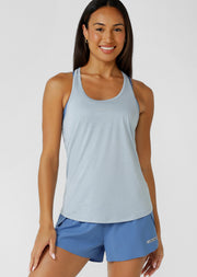 Lorna Jane Amy Dynamic Active Tank - Vibrant Sky Marl