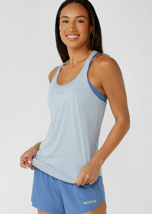 Lorna Jane Amy Dynamic Active Tank - Vibrant Sky Marl