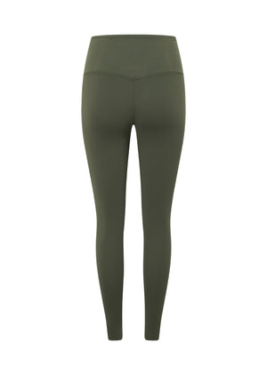 Lorna Jane Lotus No Chafe Phone Pocket Ankle Biter Leggings - Agave Green