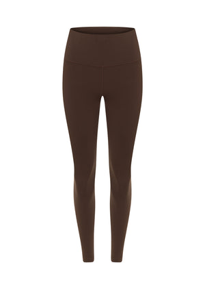 Lorna Jane Lotus No Chafe Phone Pocket Ankle Biter Leggings - Espresso