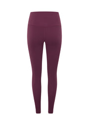 Lorna Jane Lotus No Chafe Phone Pocket Ankle Biter Leggings - Mulberry