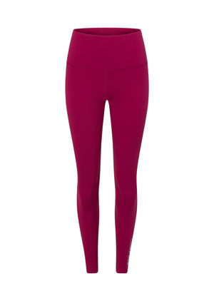 Lorna Jane Lotus No Chafe Phone Pocket Ankle Biter Leggings - Persian Rose