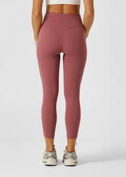 Lorna Jane Lotus No Chafe Phone Pocket Ankle Biter Leggings - Renaissance Rose