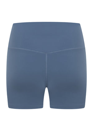 Lorna Jane Lotus No Chafe Phone Pocket 12cm Bike Shorts - Moonlight Blue