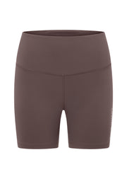Lorna Jane Lotus No Chafe Phone Pocket 12cm Bike Shorts - Stone