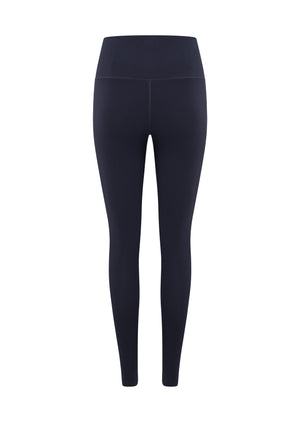 Lorna Jane Lotus No Chafe Phone Pocket Full Length Leggings - Dark Platinum Navy