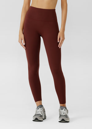 Lorna Jane Liberty Ankle Biter Leggings - Cool Brown